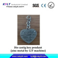 Pendentif clé en métal Zinc Metal Die Castig